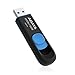 ADATA UV128 32GB USB 3.0 Retractable Capless Flash Drive, Blue (AUV128-32G-RBE)