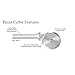 Rada Cutlery Pizza Cutter, Made in USA, Silver Handle
