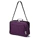 16 Inch Carry On Hand Luggage Flight Duffle Bag, 2nd Bag or Underseat, 19L (Plum)