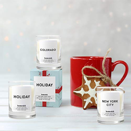 Homesick Holiday Mini Scented Candle (10 to 12 hr Burn Time) 1.5 oz