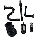 HIPA Impulse Line Hose + Fuel / Oil Line Hose Tube Filter + Intake Manifold Boot for STIHL 064 066 MS640 MS650 MS660 Chainsaw