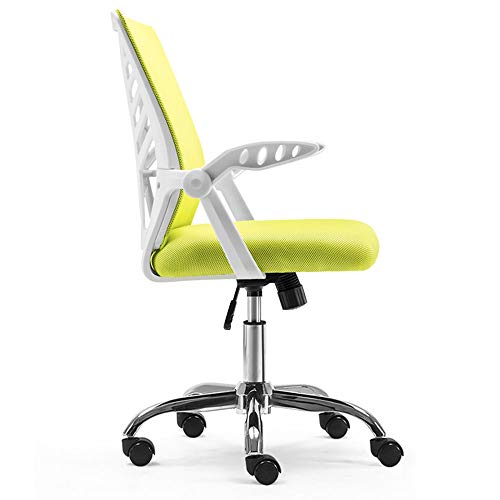 Bseack_Store Chair Chair, Mobile Swivel Chair Height Adjustable Ergonomic Design Fit The Body Curve Household Office/Free Chair 6 Colors (Color : F)