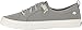 Sperry Womens Crest Vibe Linen Sneaker, Grey, 7.5