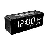 FM Radio Alarm Clock with 8