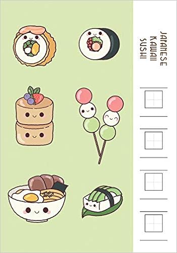 Japanese Kawaii Sushi Draw Popular Japanese Characters Workbook List With Cells Write Katakana Hiragana Kanji And Meaning Study And Practice Chinese Japonese And Korean Ideograms Amazon Co Uk Tiger Russ Books