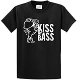Kiss My Bass - Fun Fishing Tee's in Regular, Big and Tall Sizes
