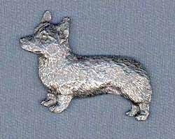 SDISC Pembroke Welsh Corgi Pewter Pin