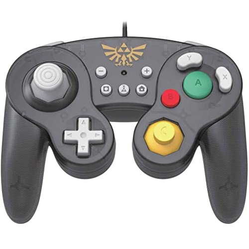HORI Battle Pad (Zelda) Controller im GameCube Stil für Nintendo Switch - Offiziell Lizenziert