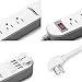 Quick Charge 3.0 USB Power Strip, BESTEK Surge Protector with 15A 125V 6-Outlet, 5V 6A 4 Smart USB Charging Ports, Long Bars 6Ft Heavy Duty Extension Power Cords, 500J, FCC ETL Listed