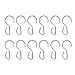 Umbra Ride Chrome Shower Curtain Rings, Set of 12