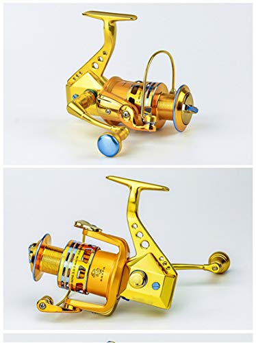 LLJPYX7L Sich drehende Angelrolle, hohe Übersetzung 5,5: 1, Kipphebel Links/rechts auswechselbar, 18 Edelstahllager für… – Bild 4