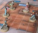 em4 Pre-painted Miniatures: Wild Old West Heroes Set 2 - Shootout