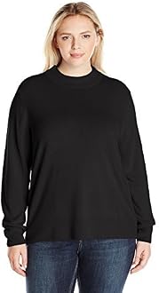 Mock Neck Ideal Cashmerlon Sweater 