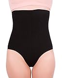 Women's Hi-waist Seamless Firm Control Tummy Slimming Shapewear Panties (X-Large, Black)