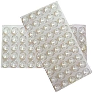 Sound Dampening Door Bumpers, 1/2" Diameter, Sheet of 100
