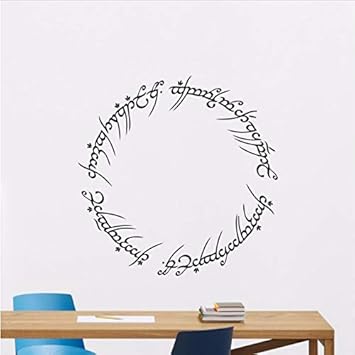 Etiqueta De La Pared El Senor De Los Anillos De Pared Decoracion