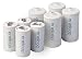 Panasonic K-KJBS1/2E8A eneloop C Size Battery Adapters for Use with Ni-MH Rechargeable AA Battery Cells, 8 Pack primary