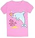 Children Dolphin Pajamas Girls Cotton PJs 2 Pieces Set Size 6Y