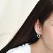 Ear Climber Earrings Leaves Crawler Chandelier Ear Cuff Vine Wrap Pin Crystal Pierced Stud Tassel Jewelry Golden Plated