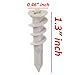 Wideskall® Self Drilling Drywall Nylon Anchors Fit #6 - #8 Fastener Screws (Pack of 120)