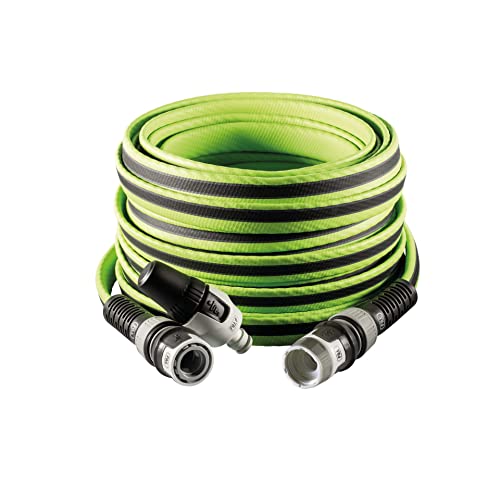 FITT FORCE 1/2" 15 m, Tubo Acqua da Giardino per Irrigazione, Compatto, Leggero e Resistente per Uso Intensivo con Lancia, colore Lime