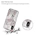 iPhone X Case,iPhone XS Case,Geometric Grey Marble,LUMARKE Slim-Fit TPU Clear Bumper Flexible Rubber Silicone Rugged Thin Protective Phone Case Cover for iPhone X/iPhone XS