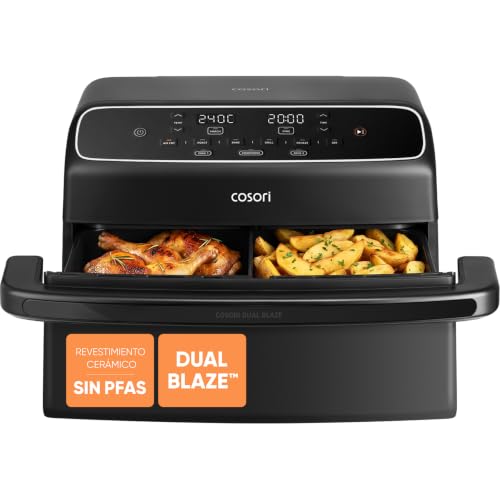Freidora de Aire 8,6L Dual Blaze TwinFry Compact, sin PFAS ni Teflon