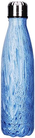 YIFAN DREAM Stainless Steel Water Bottle 500ml, Stainless Steel Vacuum Insulated Water Bottle Double-walled for Running, Camping, Cycling, Driving, traveling, Perfect Water Bottle, 500ml/17 oz
