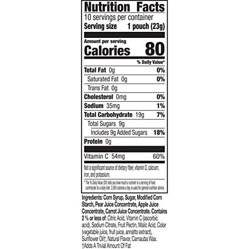 MOTT’S FRUIT FLAVORED SNACKS, ANIMALS ASSORTED FRUIT, GLUTEN FREE SNACK, 10 CT, 8 OZ