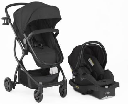 Urbini Omni Plus Travel System, Black