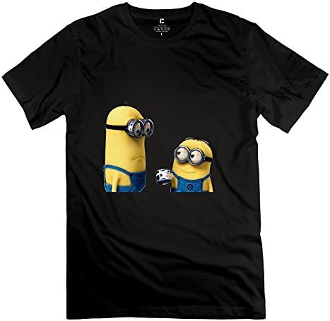 WYMY Men's Tee Despicable Me Slave Interesting Cool Size S Black