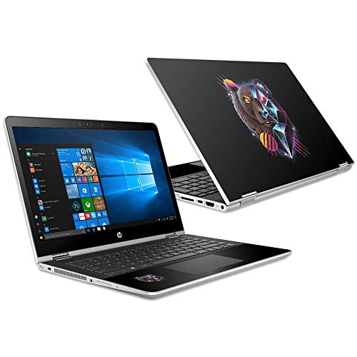 MightySkins Skin Compatible with HP Pavilion x360 15.6" (2018) - Rad Bear | Pro…