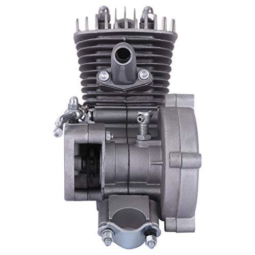 50/66/80cc Bicycle Engine Only, 2 Stroke Engine Motor Kit for Bicycle, Pocket Bike, Mini Dirt Bikes Atvs (Silver) - Thumbnail 5