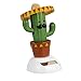 KODORIA Solar Powered Dancing Toy Bobbling Dancing Toy Car Desk Decorative Ornament Kids Children Birthday - Cactus