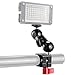 Neewer Field Monitor Mount with 1/4-inch Screw and 360-Degree Rotatable for DJI Ronin-M Handheld Gimbal, Fit All Rods with Diameter 24.9mm-25.5mm
