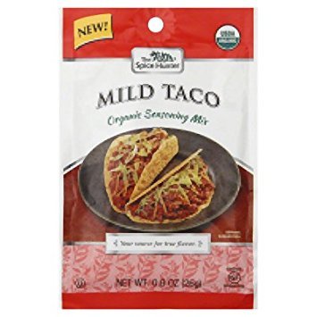 SPICE HUNTER ORGANIC TACO SEASONING MIX MILD, .90OZ