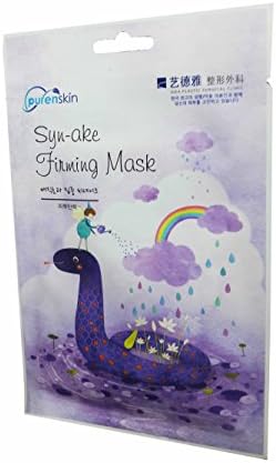 3 Mask Sheets of Pureskin Syn-Ake Firming Mask. (23 g/ sheet.)