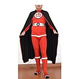 Greatest American Hero Adult Costume And Cape Body Suit Spandex Superhero