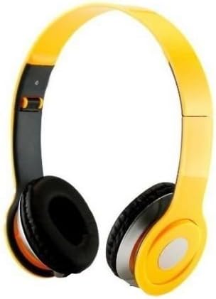 SoundStrike 3.5mm Foldable Headphone Headset for Dj Headphone Mp3 Mp4 Pc Tablet sandisc Music Video and All Other Music Players (Yellow)