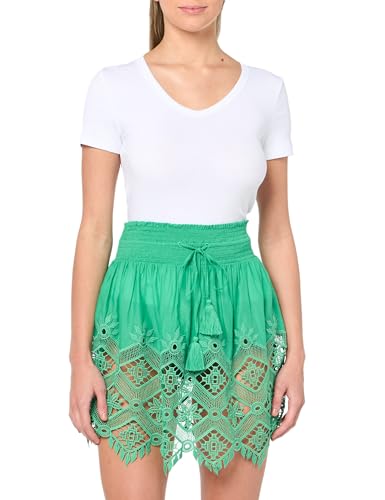 Ramy Brook Women's Ailani Cutout Mini Skirt, Palm Green, Medium