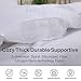 SLEEP ZONE Mattress Topper Full Size Mattress Pad, Cooling Quilted Fitted Mattress Cover, Machine Washable Mattress Protector, Soft Fluffy Down Alternative, Deep Pocket 8~21 inch (White, Full)
