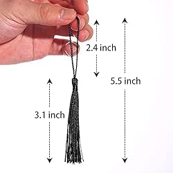 100 Pcs Bookmark Tassels for Crafts Keychain