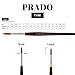 Speedball Art Products Escoda Prado Series Artist Watercolor & Acrylic Short Handle Round Paint Brush, Size 10, Synthetic Sable