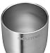 Gourmia GGS9350 Stainless Steel Wine Glasses, 2 Pack With Clear Plastic Lids – 15oz Portable, Insulated Cups for Travel and Outdoor Use - Keeps Drink Hot or Cold, Non-Skid Rubber Feet