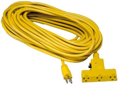 Alert CST-50M 50-Foot SJTW 14/3 Cold Weather Flexible Outdoor Extension Cord, Feet, Yellow