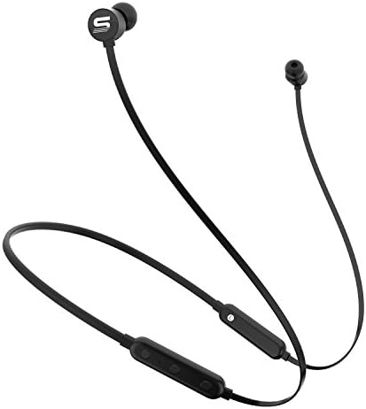 Wireless Headphones, Small Target Neckband Headset with Mic Stereo Lightweight Magnetic In-Ear Earpieces Sport Bluetooth Earbuds Sweatproof Noise Cancelling Earphones for Gym Running Workout jogging