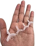 Milepetus 200/80Pcs-4Size Fishing Hook Bonnets Treble Hook Covers for Standard Hook Sizes #1/0-8,Yellow and White Availale (White-200pcs)