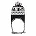 OTS NFL Oakland Raiders Men's Abenaki Sherpa Knit Cap with Pom, Team Color, One Size