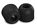 Comply 100 Core Series | Memory Foam Replacement IEM Ear Tips for Etymotic, Westone, Klipsch & More | Superior Noise Isolation, Ultimate Comfort, Secure Fit | Black, Large (3 Pairs)