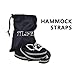 TTLIFE Hammock Tree Straps Set Versatile 2000+ LBS Heavy Duty 40 Loops & 100% No Stretch Suspension System Kit - Camping Hammock Accessories As Hammock Straps with 2 Carabiners